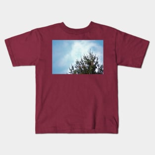 Pine Tree Top Border Kids T-Shirt